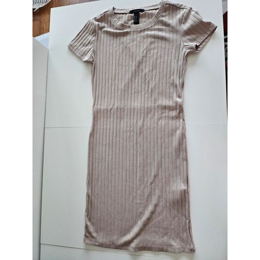 New Gray T-shirt Dress with Back Cut out Size Small